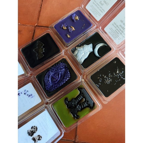 (10) White Rabbit Wax Co. Fall/Halloween 24’ Clamshell Wax Melts Home Fragrance - Picture 2 of 5